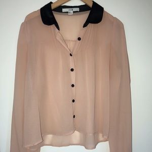 XXI blush blouse